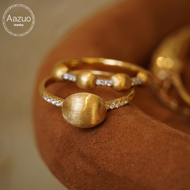Vintage Fashion Rings - Aazuo Mode Vintage Sieraden Echt 18K