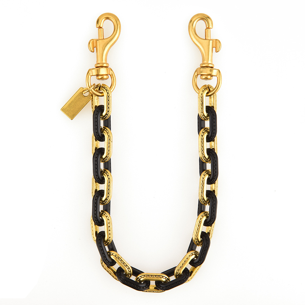 Vintage Fashion Ornaments - Vintage tas taille-ornament zwart goud contrasterende