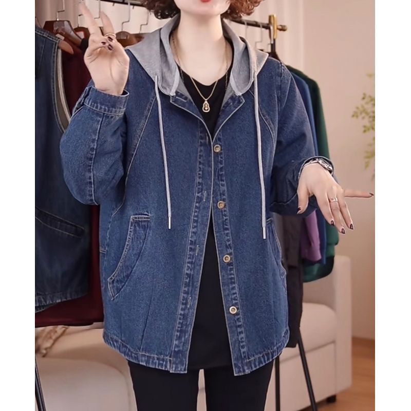 Patchwork Jean Jacket - Europese Hoge Kwaliteit Denim Jas Dames