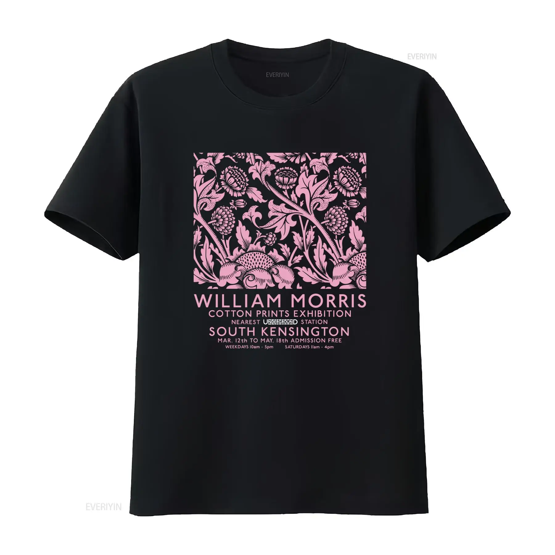 Vintage Fashion Exhibition - Vintage William Morris geïnspireerde botanische bloemenkunst
