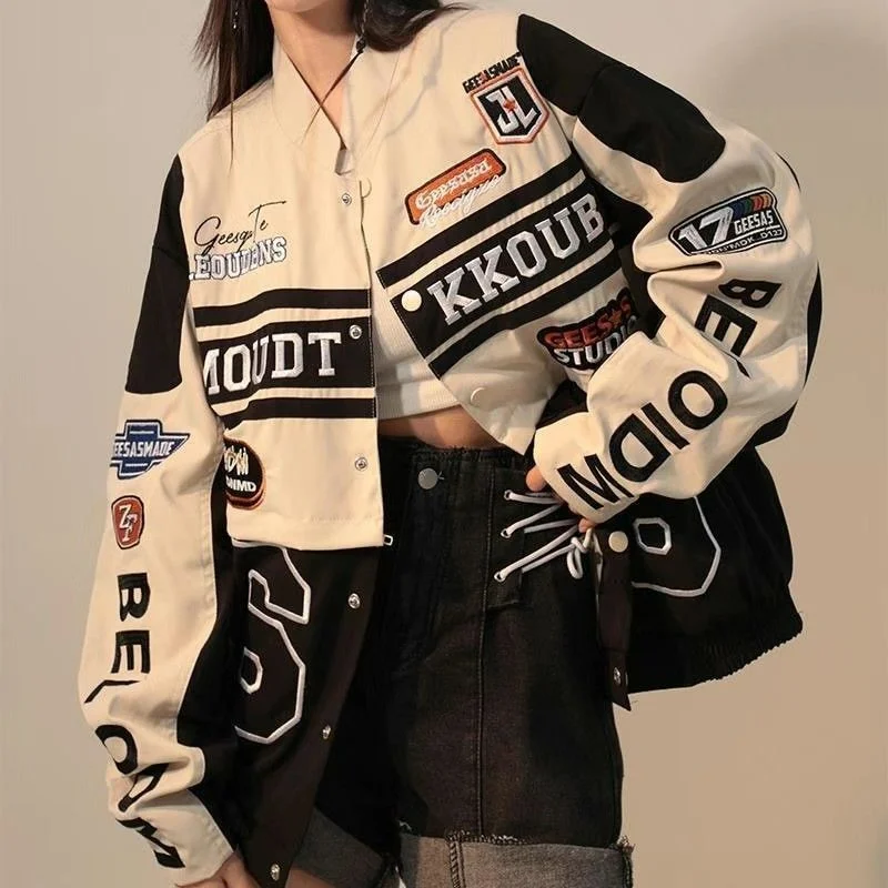 Varsity Jacket Wool - Amerikaanse Vintage Vrouwen Varsity Bomberjack Herfst