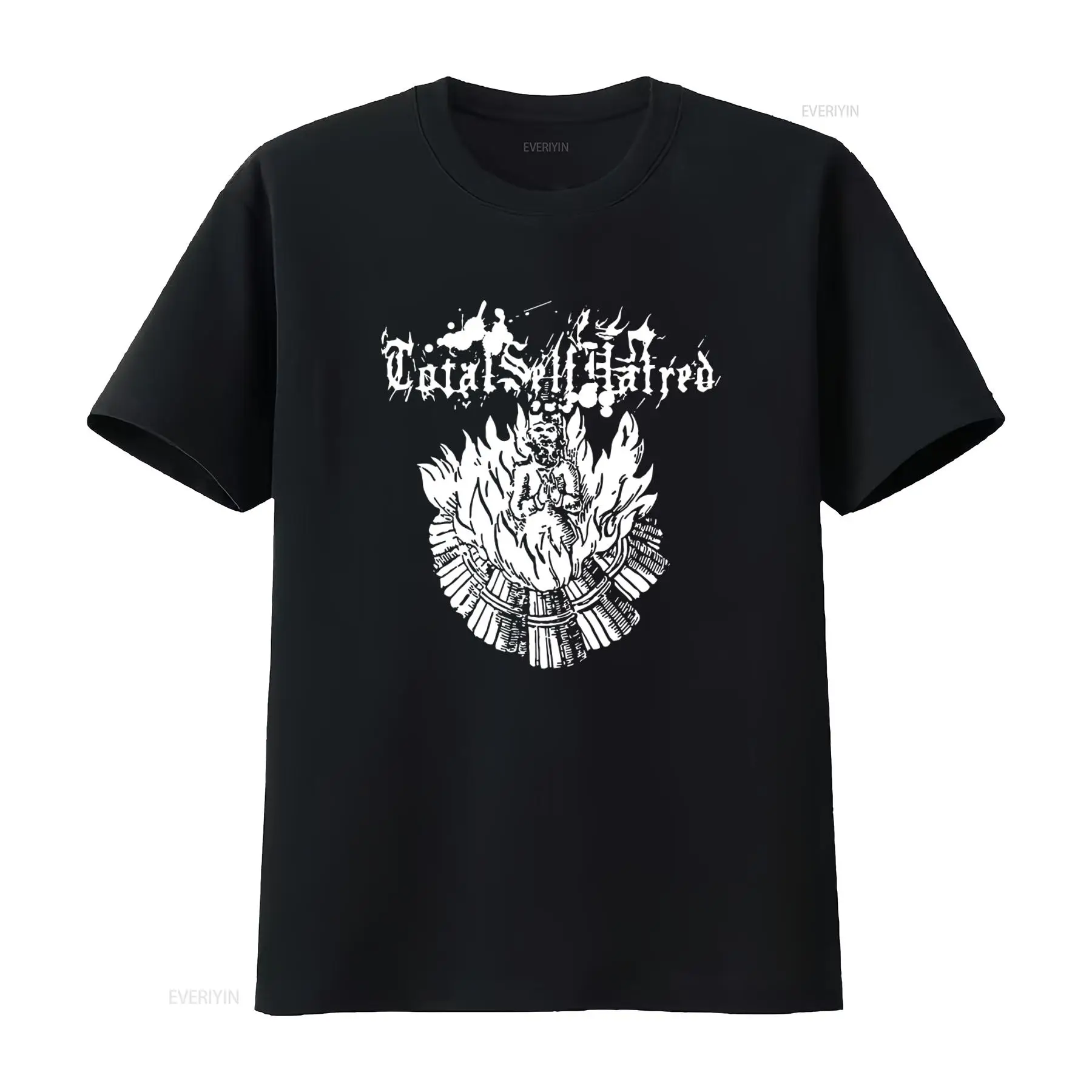 Vintage Fashion Wear - TOTALSELFHATRED T-shirt Dark Art Design Perfect