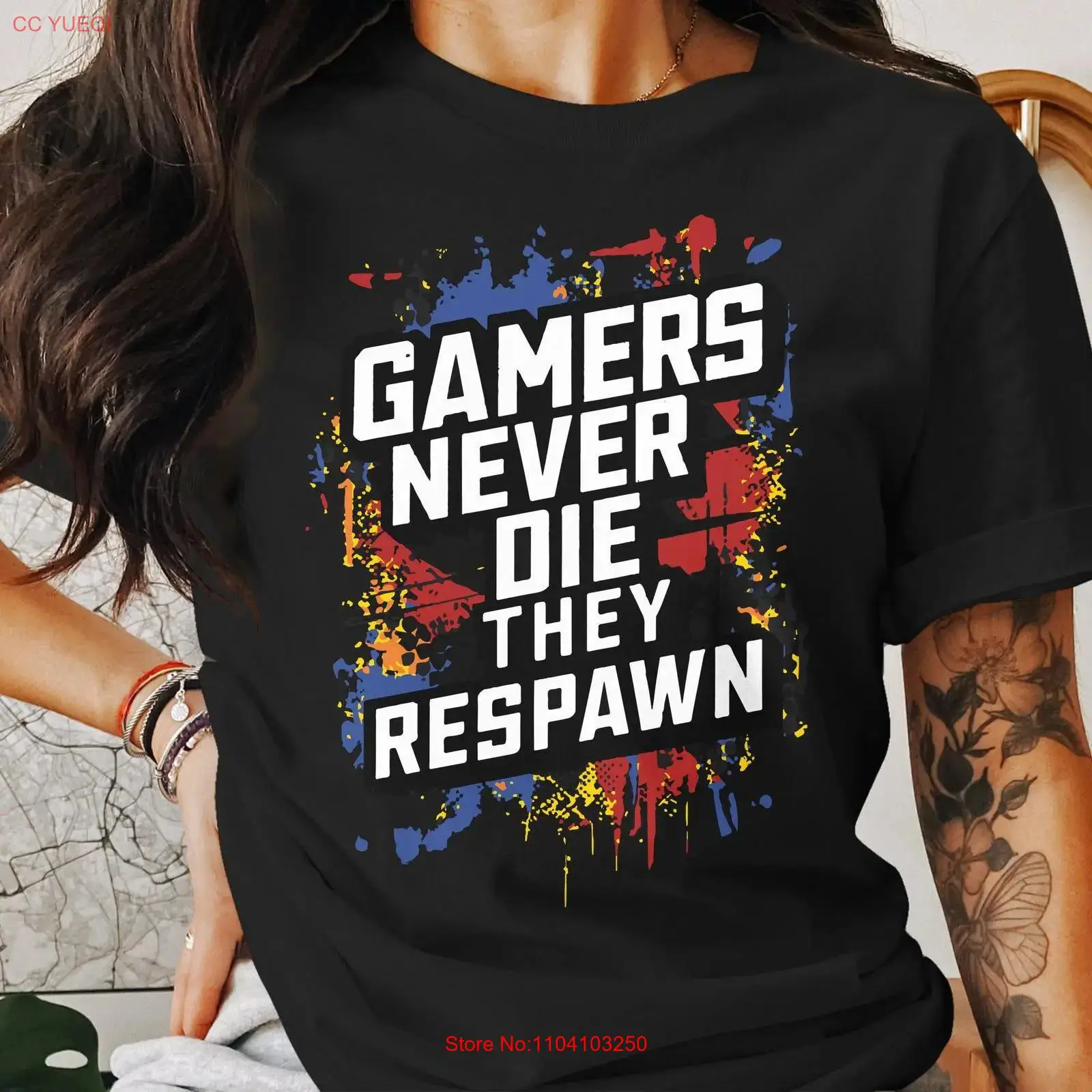 Vintage Fashion Video - Gamers Never Die They Respawn T-shirt
