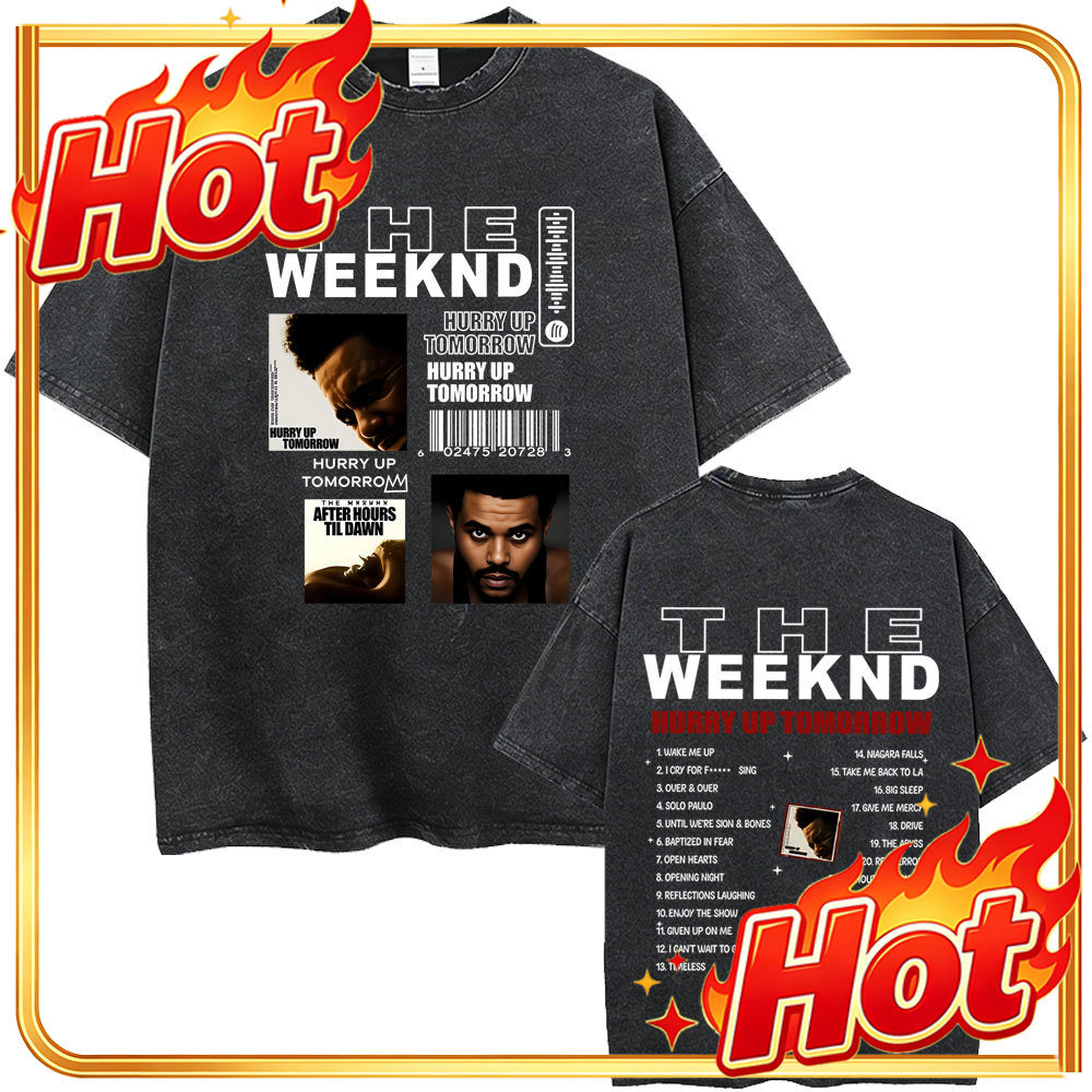 Vintage Fashion Pop Up - Custom Washed Vintage Rapper The Weeknd