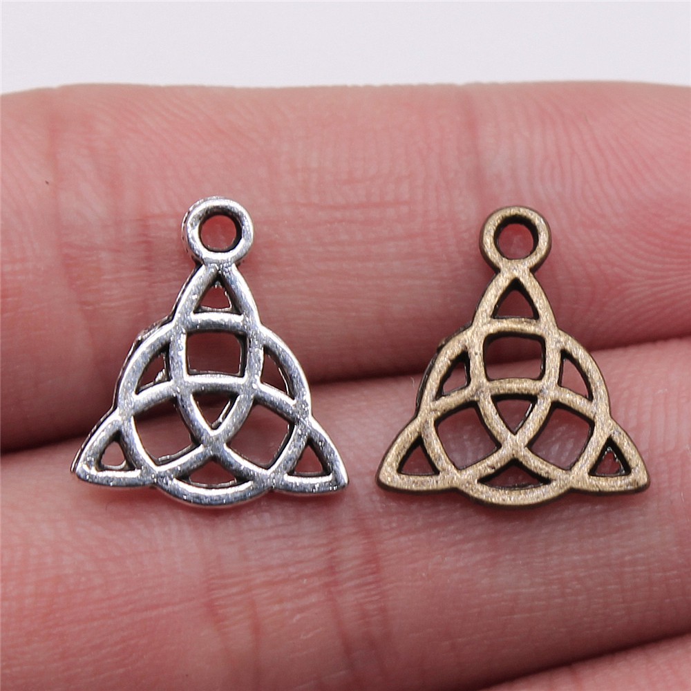 Vintage Fashion Earrings - Keltische Heksenknoop Charms Interlace Knot Talisman