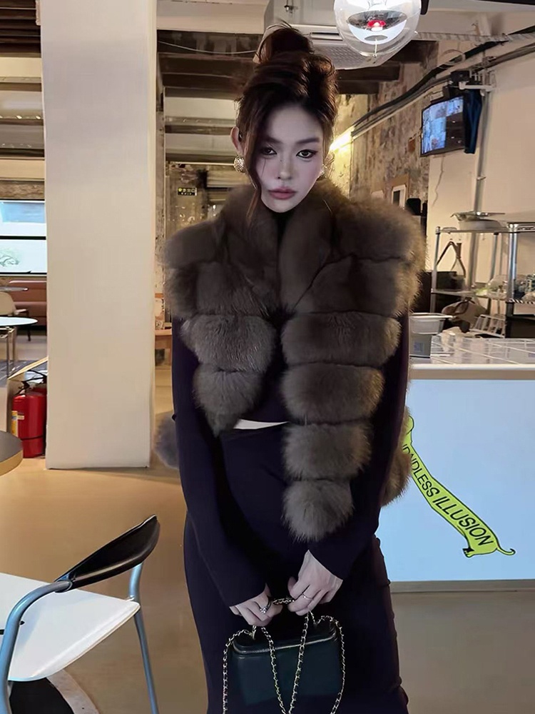 Vintage Fashion Jacket - Milieuvriendelijke pluche jas Damesstijl Retro Wealthy