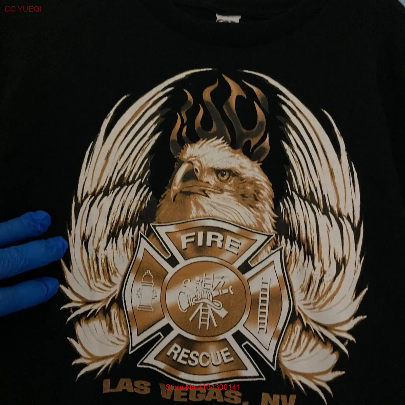 Vintage Fashion Las Vegas - LAS VEGAS FIRE RESCUE T-shirt XL