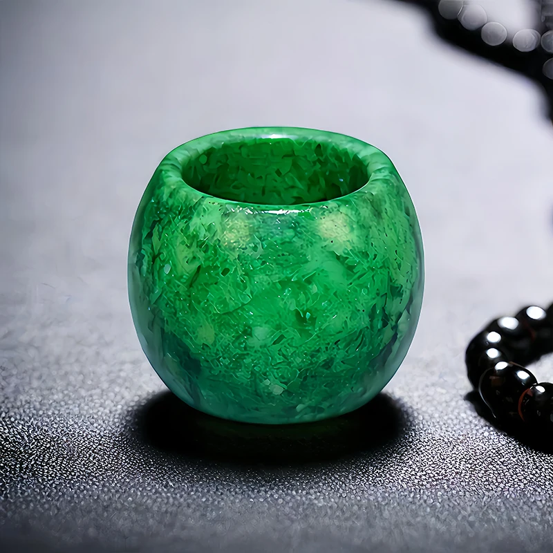 22Mm Groene Echte Jade Ringen  - Vintage Fashion Rings recensie en prijs