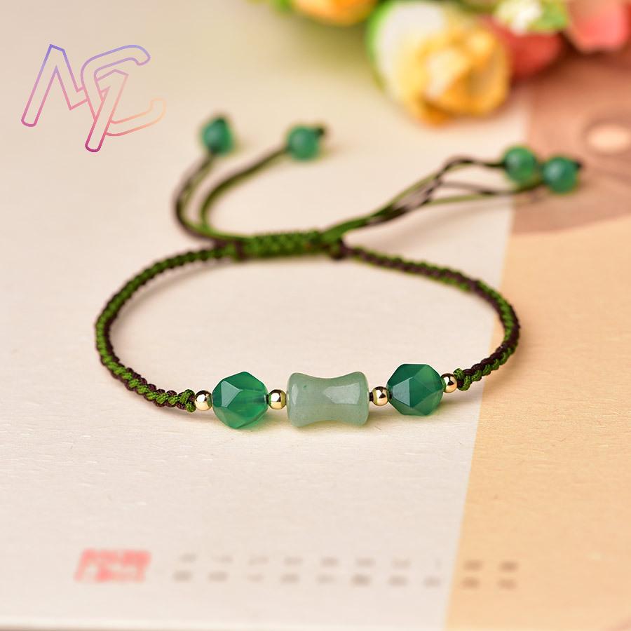 Groene natuurlijke jade kralen - Vintage Fashion Designers recensie en prijs