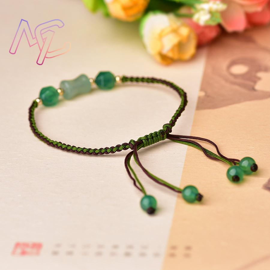 Groene natuurlijke jade kralen - Vintage Fashion Designers recensie en prijs