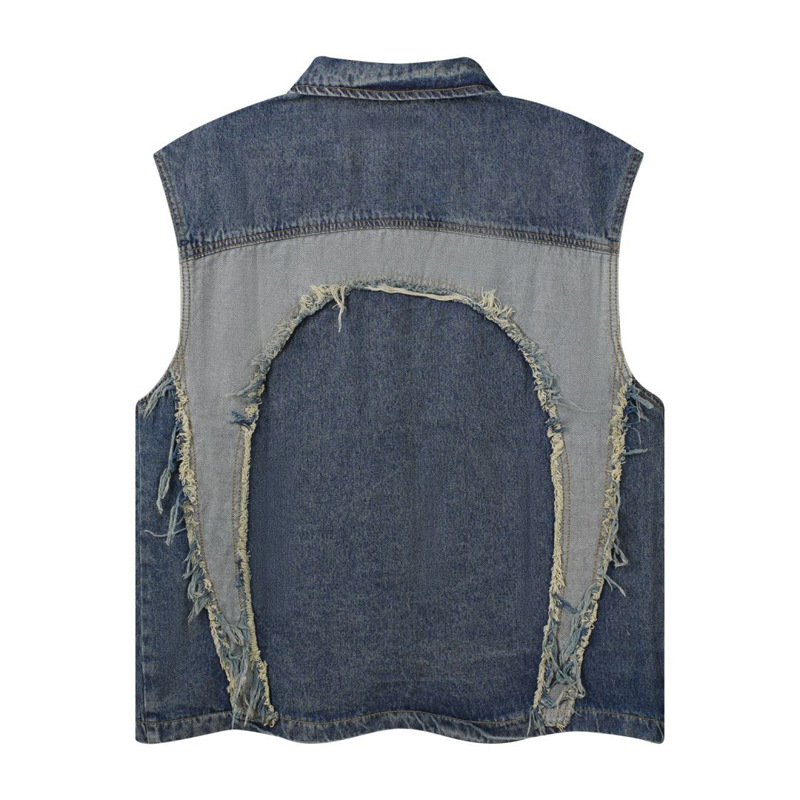 Europese en Amerikaanse heren  - Patchwork Jean Jacket recensie en prijs