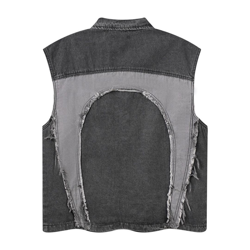 Europese en Amerikaanse heren  - Patchwork Jean Jacket recensie en prijs
