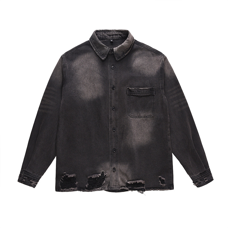 Heren High Street gescheurde j - Vintage Fashion Jacket recensie en prijs