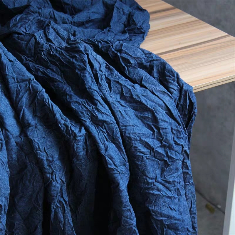 Blauwe geplooide denim katoene - Patchwork Jean Jacket recensie en prijs