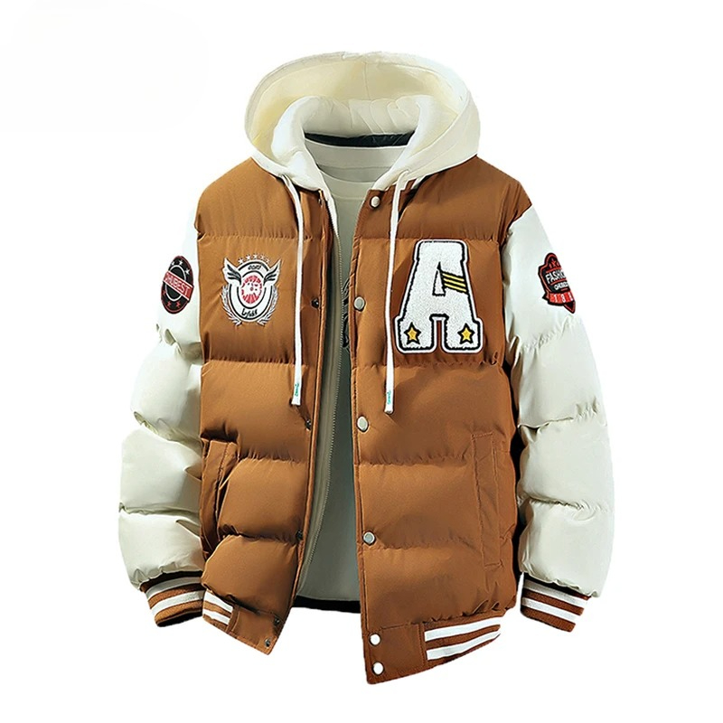 Plus 6XL Winter Mannen Outdoor - Varsity Jacket Wool recensie en prijs