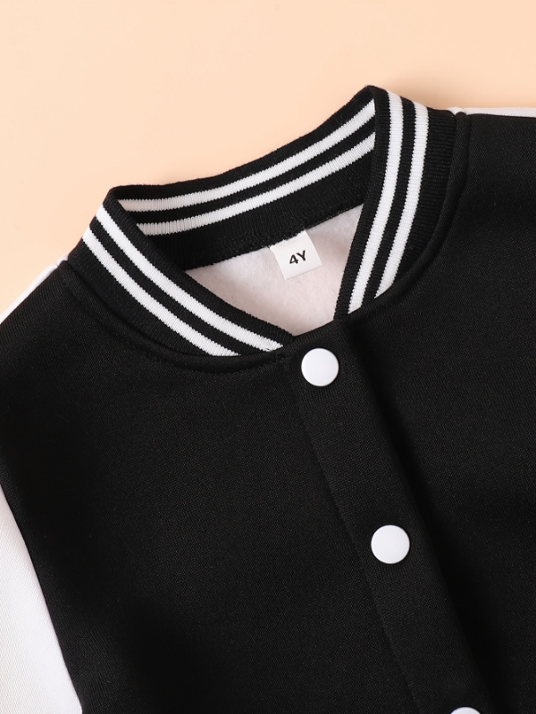Tweedelige set met zwart-witte - Varsity Jacket Wool recensie en prijs