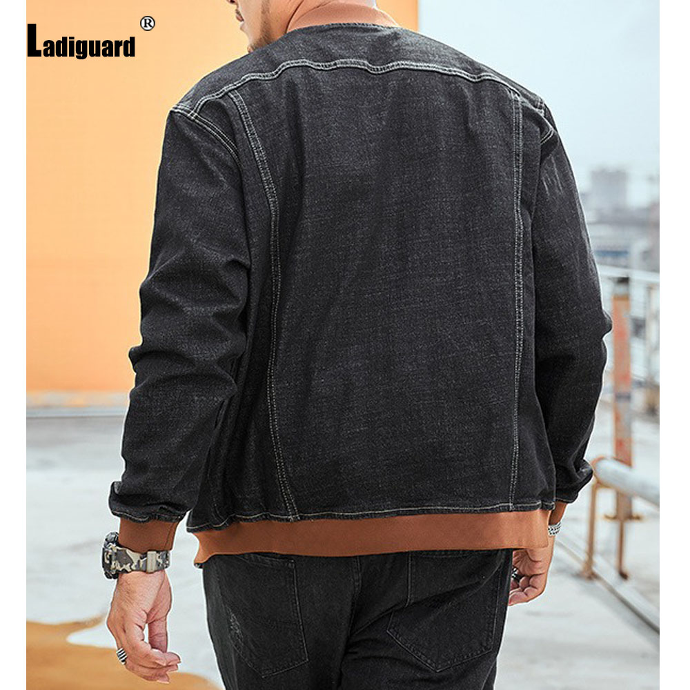 Ladiguard Plus Size 7xl Heren  - Patchwork Jean Jacket recensie en prijs