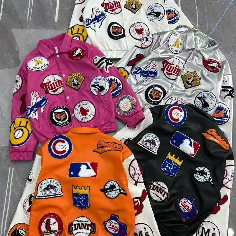 Amerikaanse retro motorjas met - Varsity Jacket Wool recensie en prijs