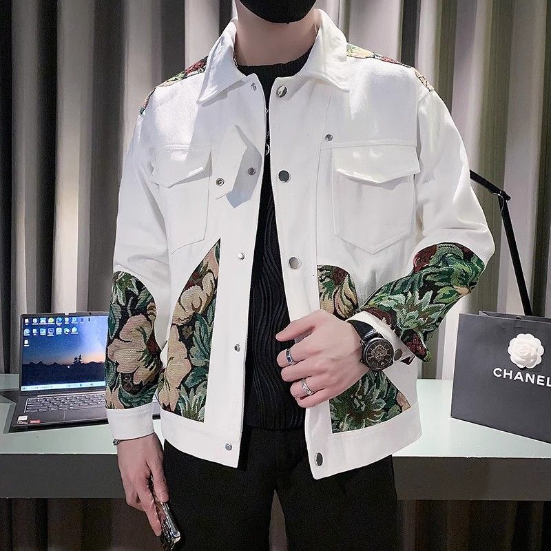 Lente Herfst Nieuwe Mode Turn- - Varsity Jacket Wool recensie en prijs