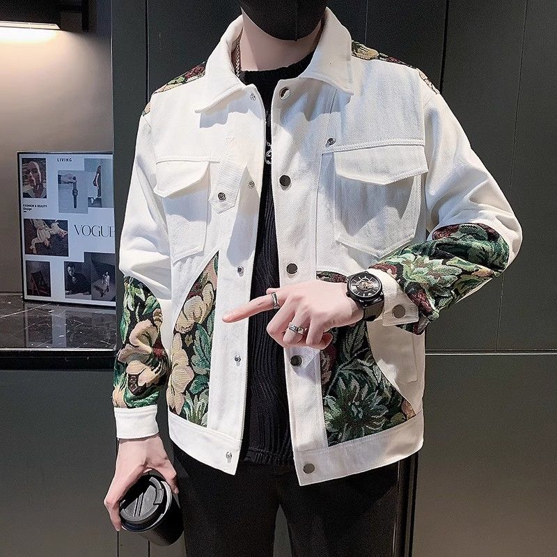 Lente Herfst Nieuwe Mode Turn- - Varsity Jacket Wool recensie en prijs