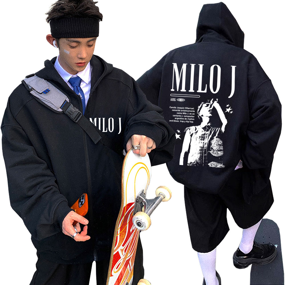 Rapper Milo J Grafische Rits H - Vintage Fashion Pop Up recensie en prijs