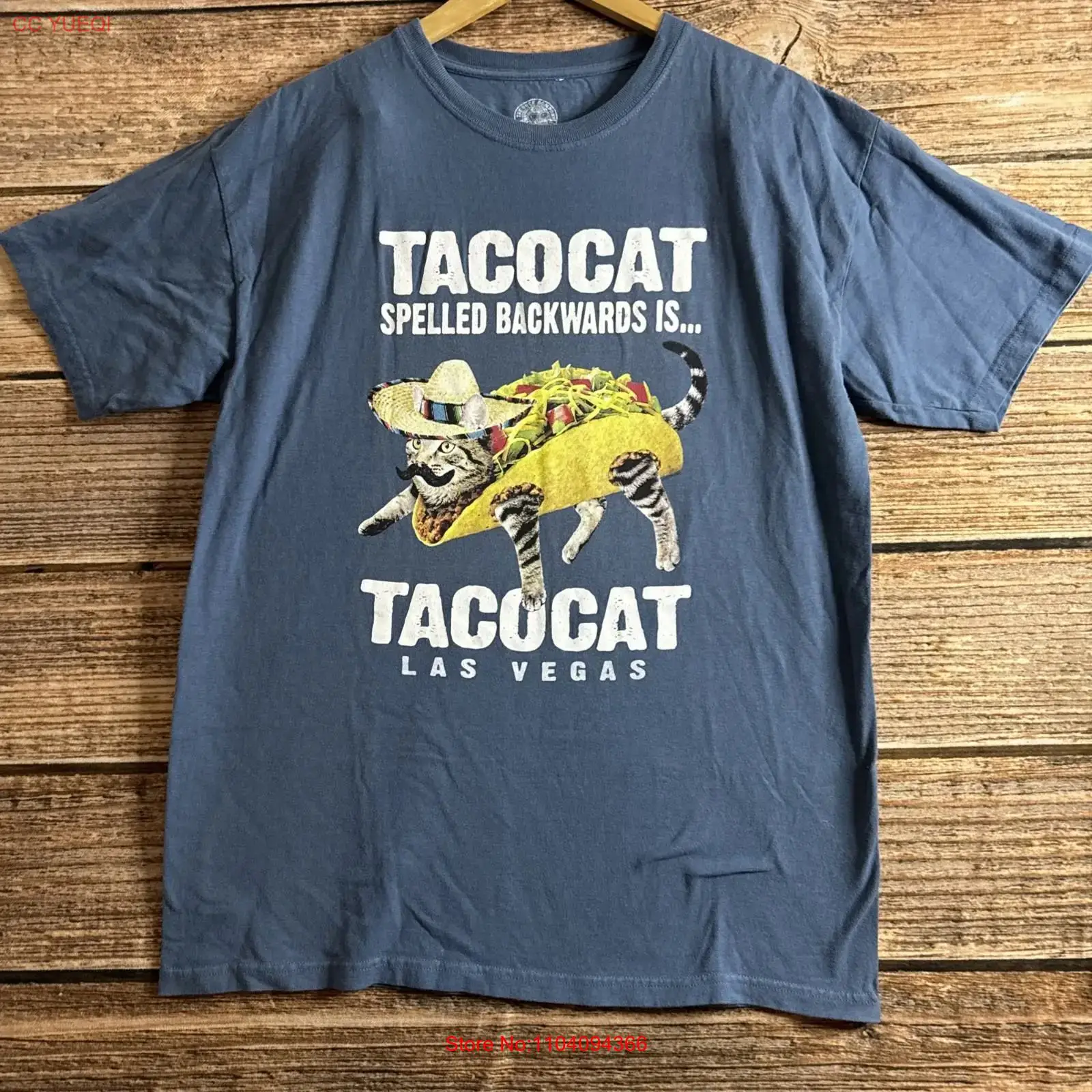 TacoCat Spelled Backwards is L - Vintage Fashion Las Vegas recensie en prijs