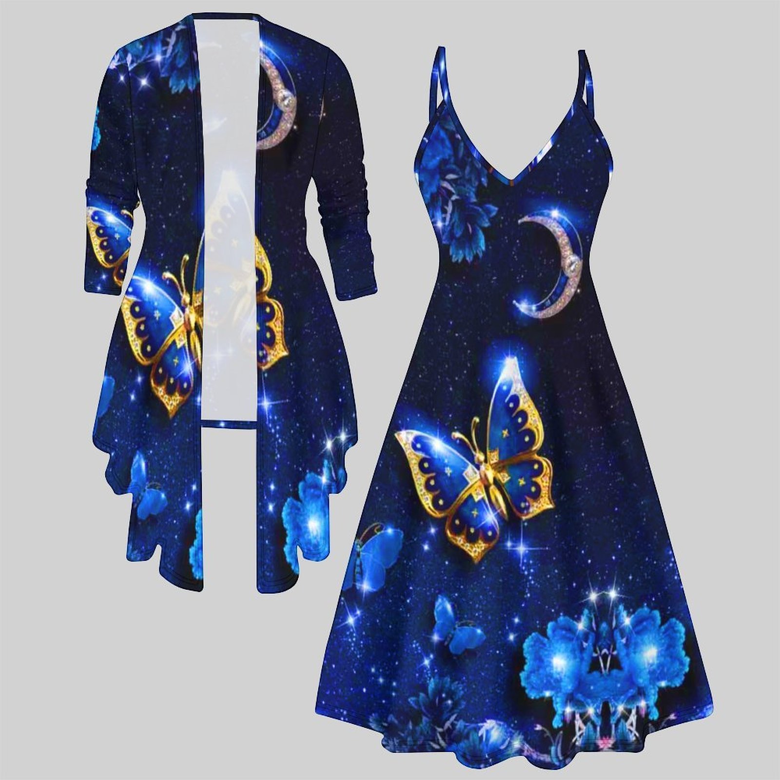 Vintage print tweedelige bijpa - Vintage Fashion Wear recensie en prijs