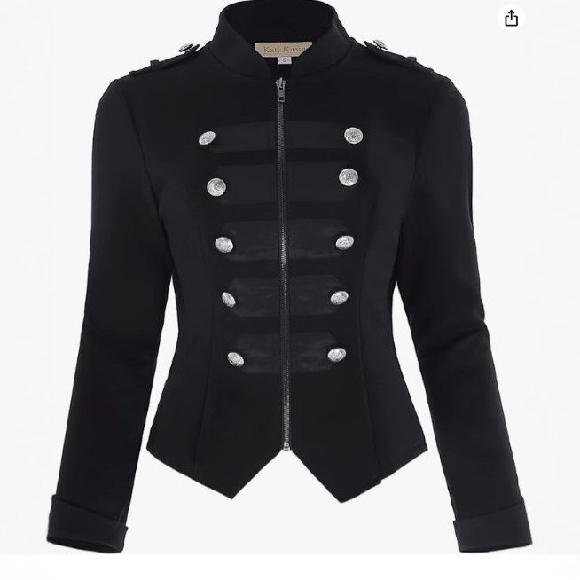 Dames gothic punk jas Slim Fit - Vintage Fashion Jacket recensie en prijs