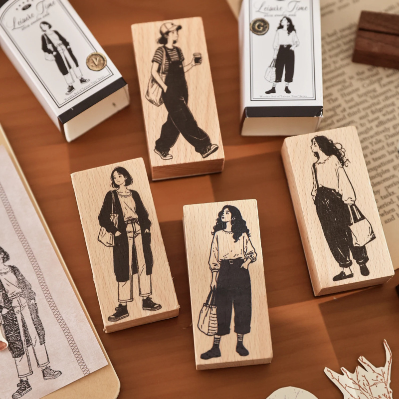 Creatieve Mode Meisje Houten S - Vintage Fashion Journal recensie en prijs