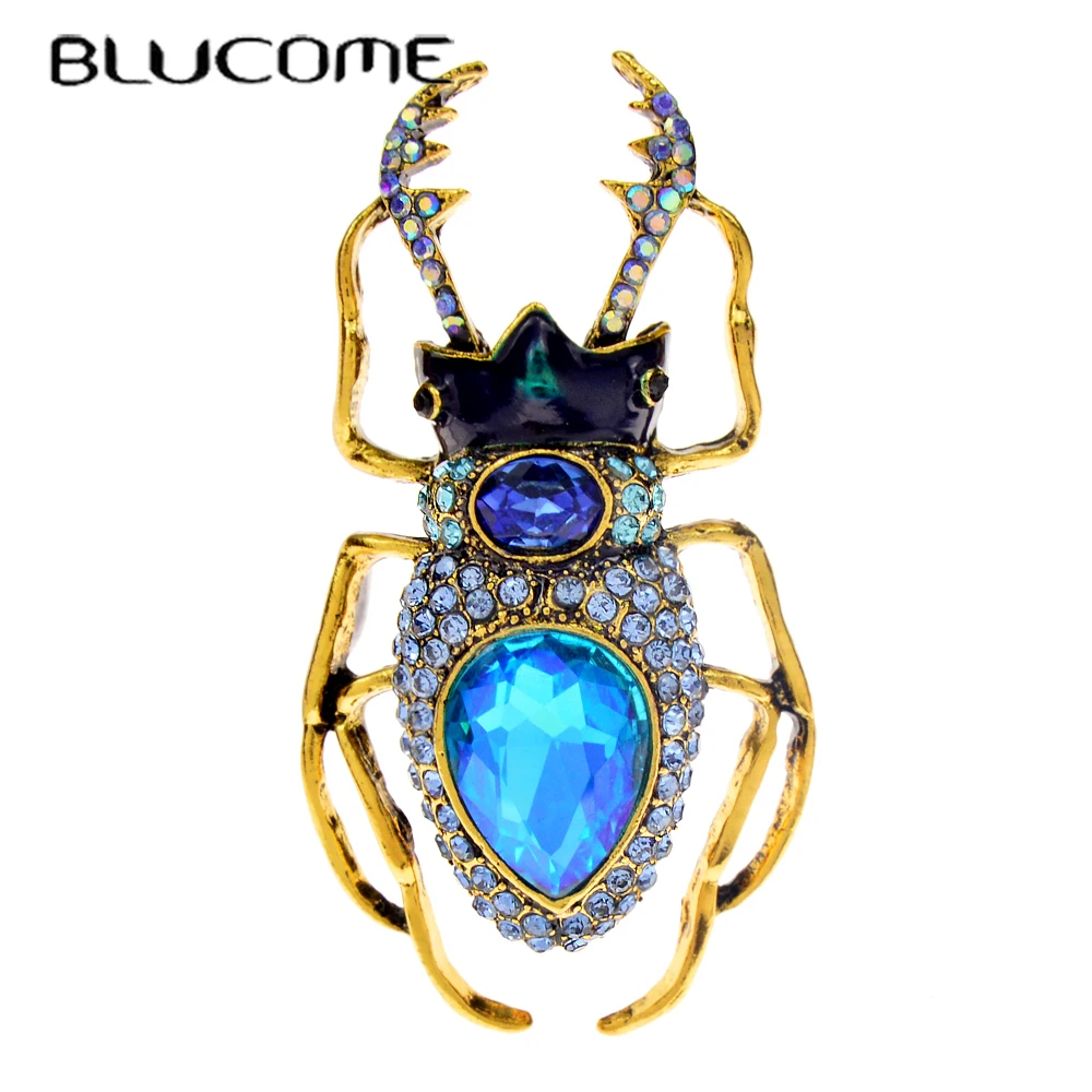 Blucome Blue Crystal Beetle Br - Vintage Fashion Bug recensie en prijs