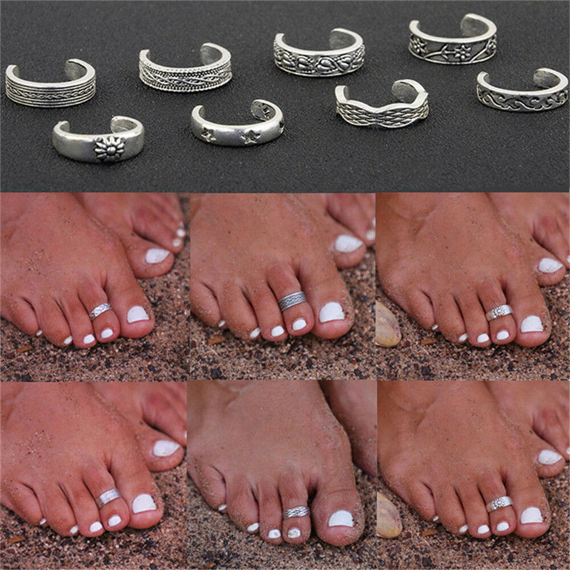 8 Stks/set Teen Gewricht Retro - Vintage Fashion Rings recensie en prijs