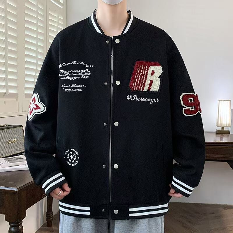 2026 lente nieuwe jas jongens  - Varsity Jacket Wool recensie en prijs