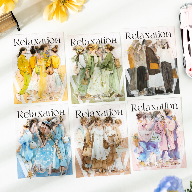 JIANQI 20 stks/pak Vintage Kar - Vintage Fashion Journal recensie en prijs