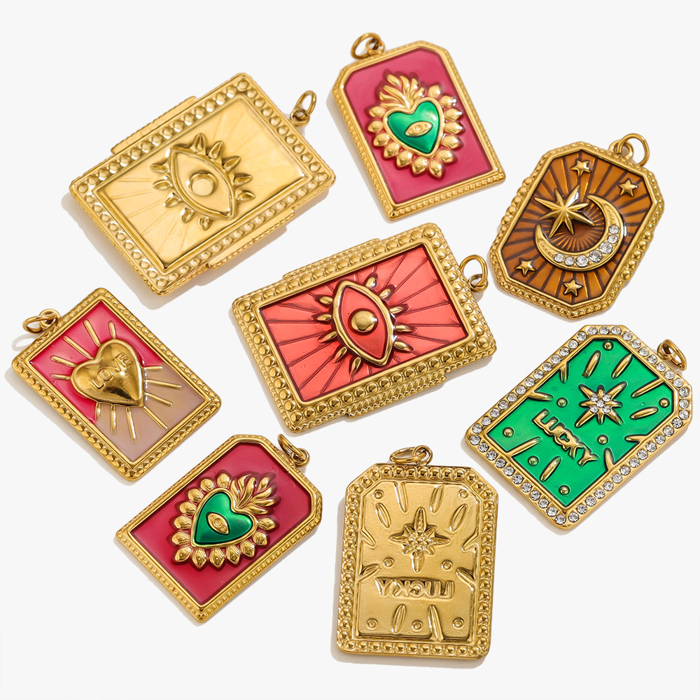 2 stuks roestvrijstalen bedels - Vintage Fashion Earrings recensie en prijs