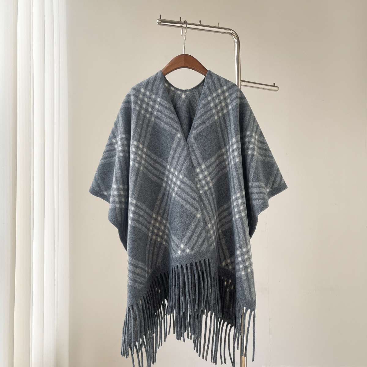 Vintage Print Gefranjerde Cape - Vintage Fashion Wear recensie en prijs