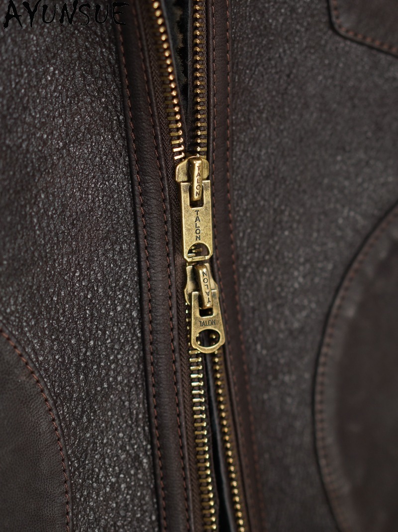 AYUNSUE 100% Natuurlijke Bontj - Vintage Fashion Jacket recensie en prijs
