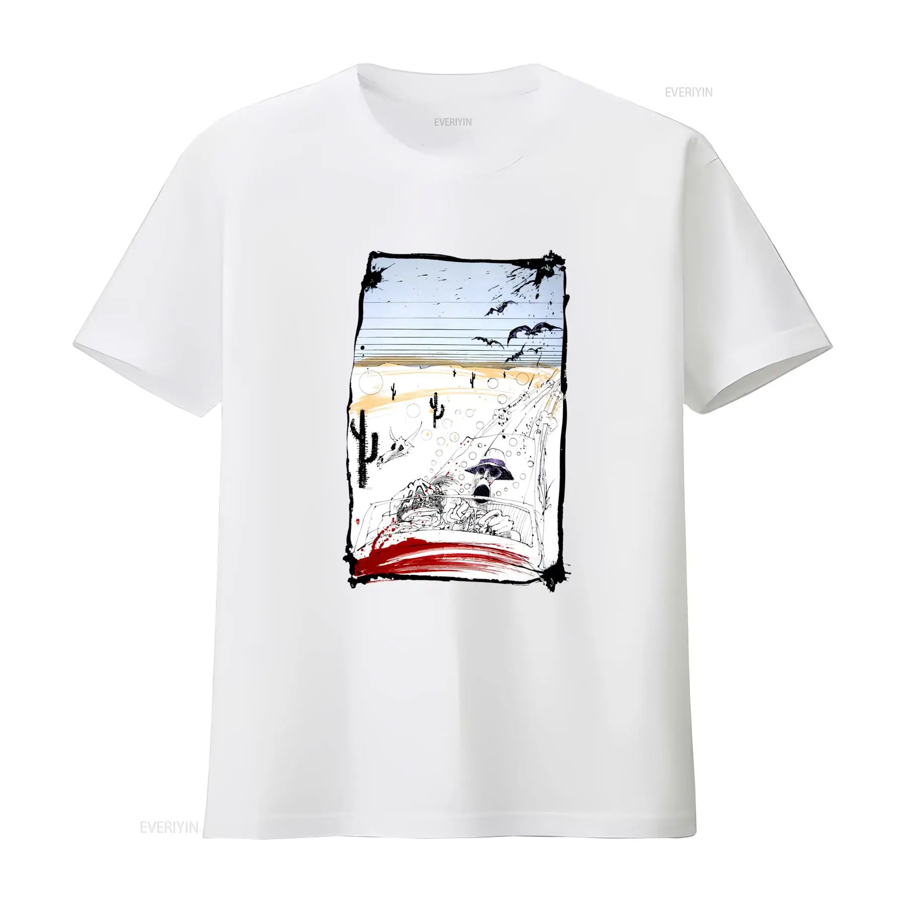 Artistiek T-shirt Fear And Loa - Vintage Fashion Las Vegas recensie en prijs